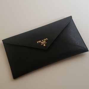 Prada Envelope Wallet Black